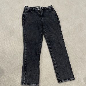 PacSun Faded Black Straight Mom Jeans